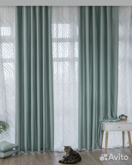 Шторы адора топаз новые на окна пошив