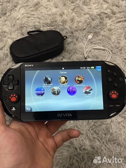 Sony ps playstation vita slim прошитая 64гб