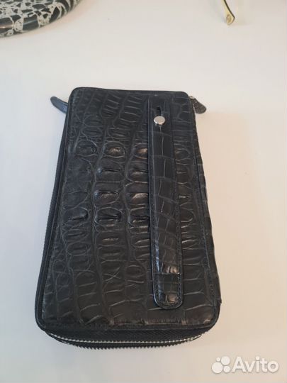 Мужской клатч (портмоне) из кожи аллигатора