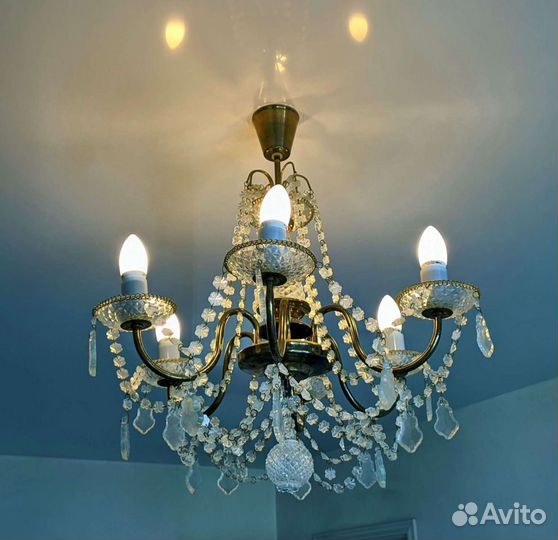 Хрустальная люстра СССР