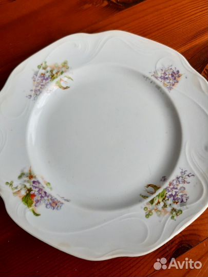 Тарелка пирожковая Товарищества Кузнецова