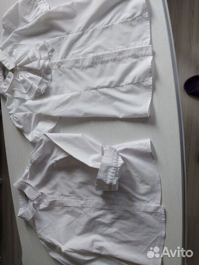 Рубашка школьная для девочки 140