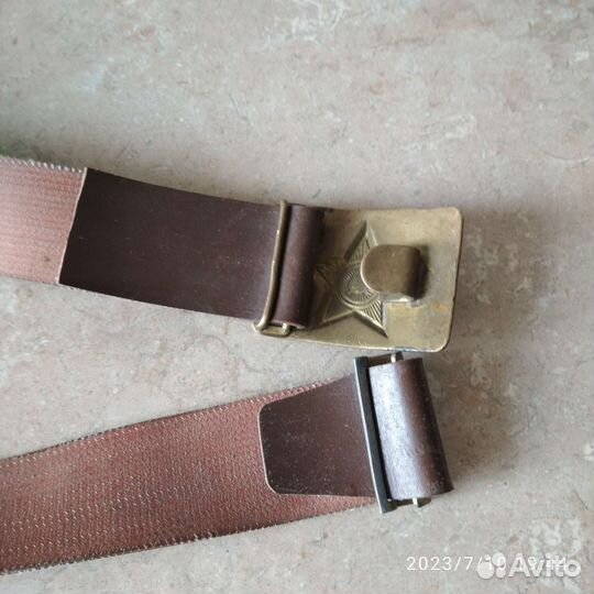 Ремень солдатский кожзам