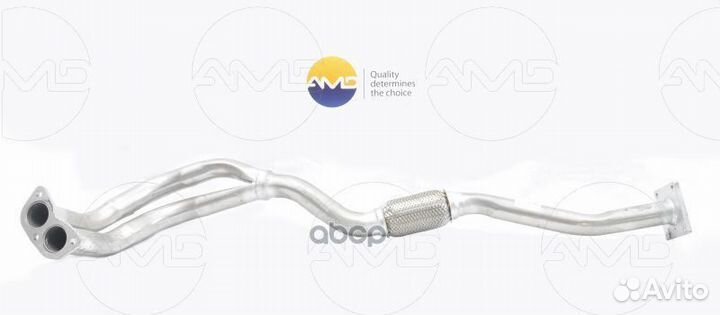 Приёмная труба 96121348/AMD.22.035 (двойная) AM