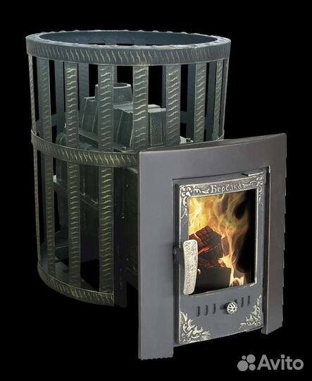 Банные чугунные печи берёзка