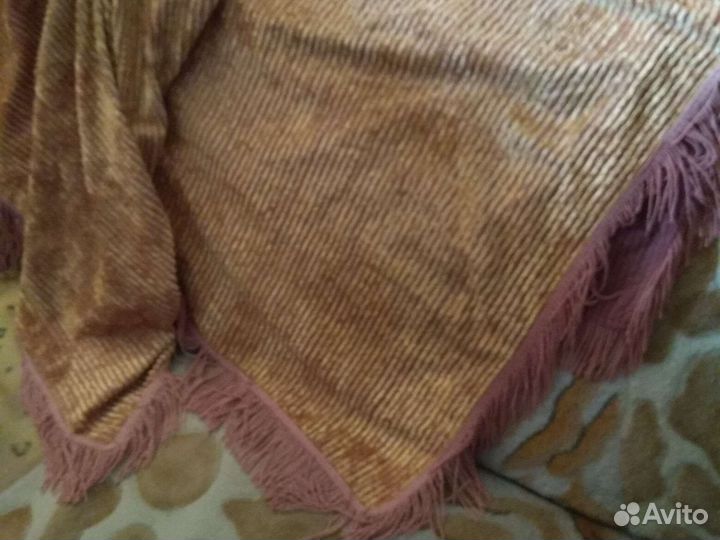 Плюшевая скатерть СССР