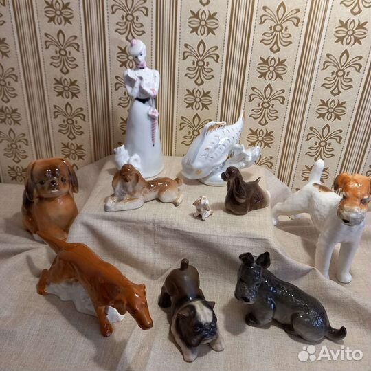 Фарфоровые статуэтки лфз и дулева