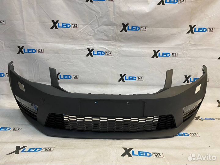 Бампер передний Skoda Octavia A7 RS 13-17