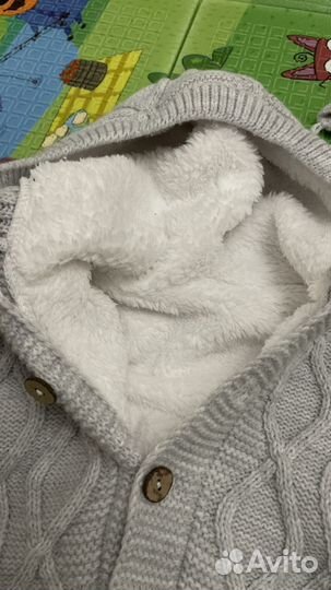 Комбинезон вязаный утеплённый 68