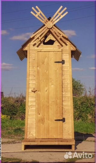 Дачный туалет с кошкой щуа 473