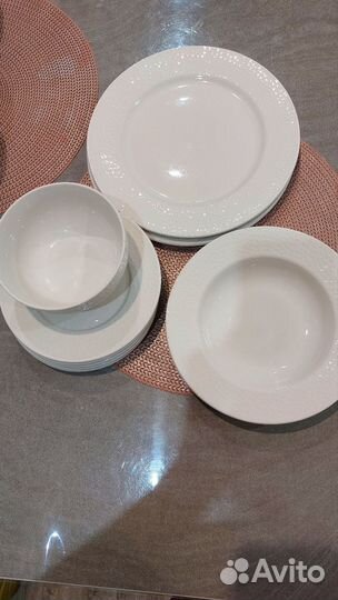 Набор тарелок фарфор faberlic home