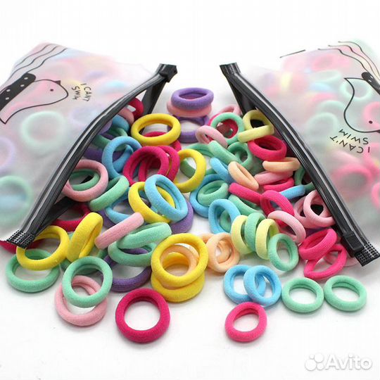 Набор резинок для волос 100 шт