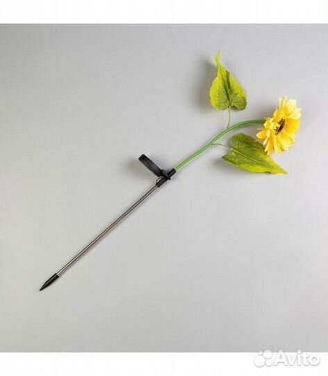 Светодиодный подсолнух, 80 см,на солн. батарее