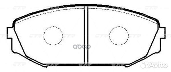 Ckho-13 GK0330 Колодки тормозные дисковые Acu