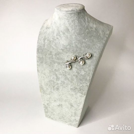 Винтажная брошь с жемчугом Charter Club