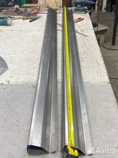 Hyundai H-1 long кузовные пороги левый