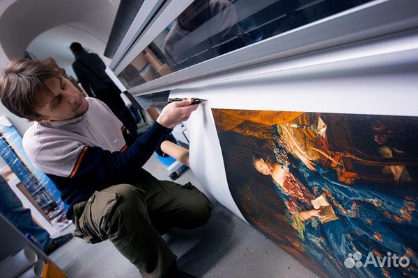 Картина печать на холсте