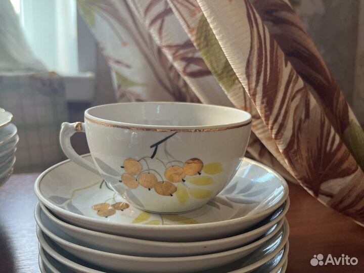 Набор столовой посуды на 6 персон чайные чашки