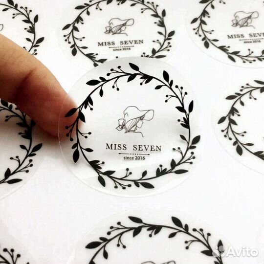 Стикеры, наклейки (печать+резка)