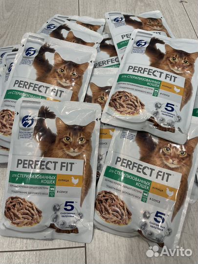 Влажный корм для кошек perfect fit