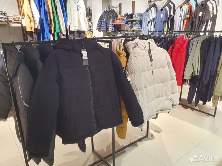 Куртка зимняя Stone island, вельветовая