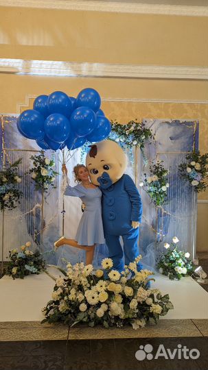 Поздравление от мишки, зайки, пупсы