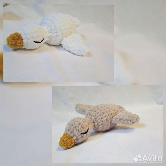 Гусик-обнимусик Вязаные игрушки