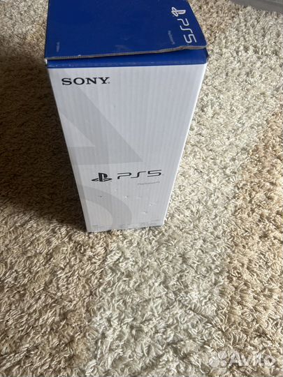 Коробка от playstation5