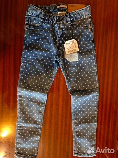 Джинсы на девочку 116 см