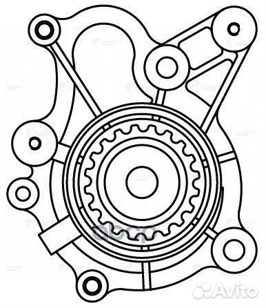 Насос водяной hyundai tucson /KIA sportage 2.0C