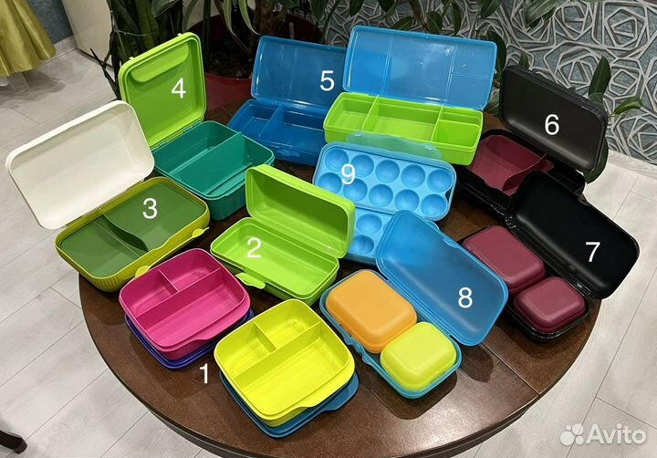 Ланч-боксы и бутербродницы Tupperware (Новые)