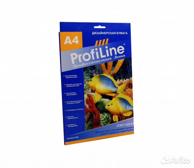 Б/Маг/Г-640-А4-10 Фотобумага магнитная глянцевая