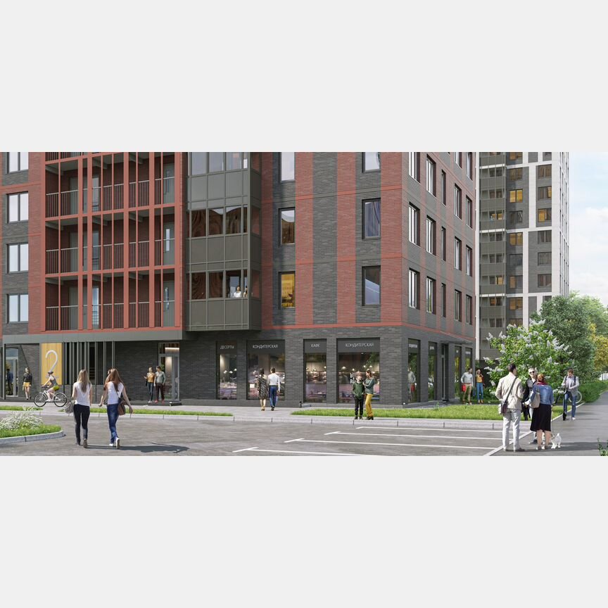 2-к. квартира, 54,5 м², 1/24 эт.