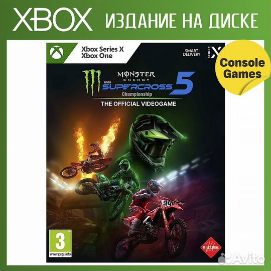 Xbox ONE/series Monster Energy Supercross 5 Новый