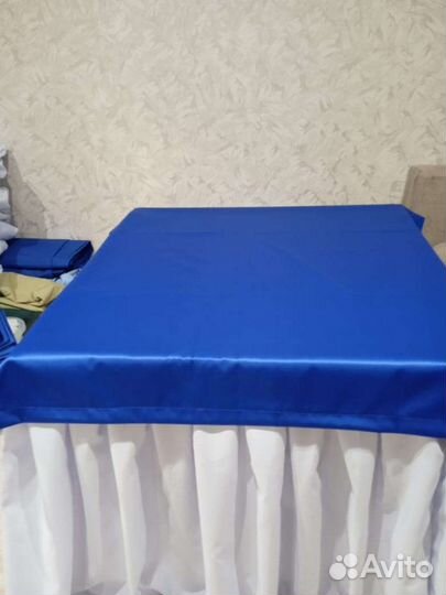 Скатерти синие и терракот