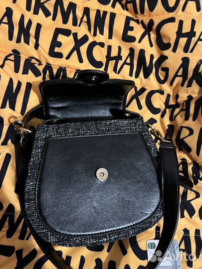 Сумка черная через плечо