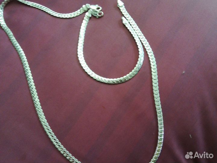 Серебряные комплекты, 2 шт