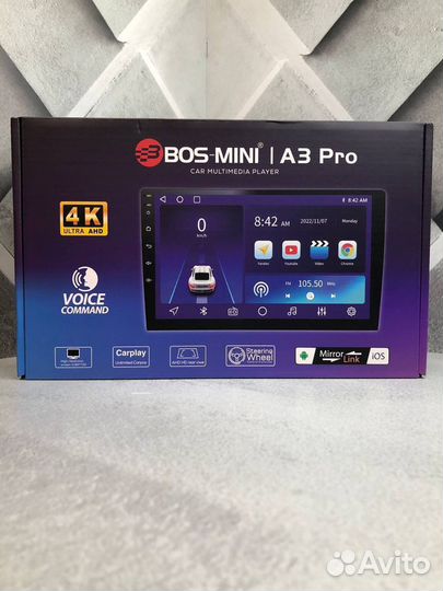 Магнитола Андроид Bos-mini A3 Pro