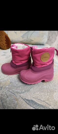 Сапоги резиновые утепленные детские