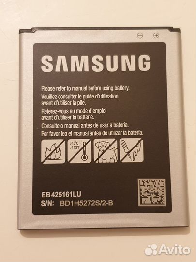 Оригинальный аккумулятор samsung EB425161LU