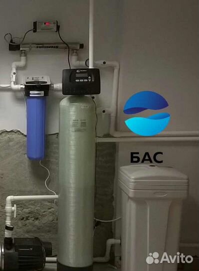 Фильтр обезжелезивания и умягчения воды 1056