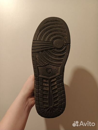 Высокие кеды из кожзама 40