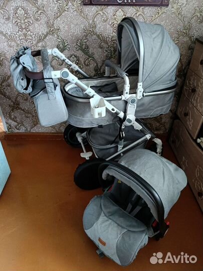 Коляска Luxmom 518 NEW 3в1