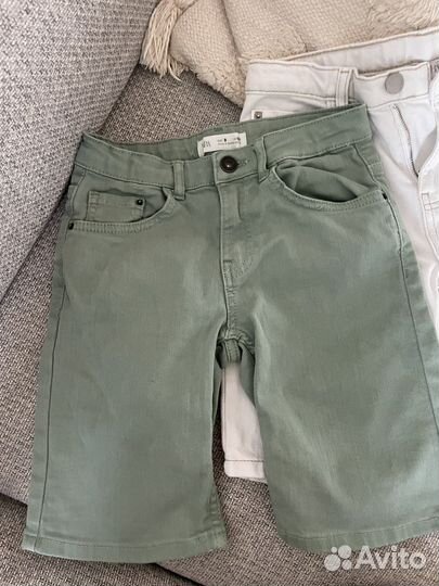 Джинсовые шорты zara 8 и 9 лет
