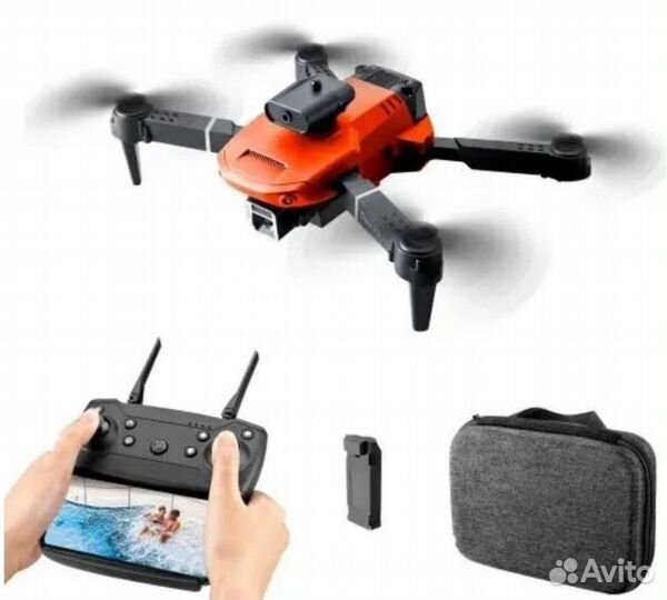Квадрокоптер дрон e100 pro 1080 hd гироскоп оптик