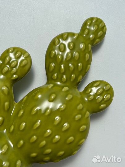 Интерьерный декор, керамический кактус