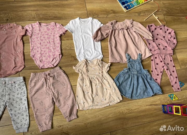 Детские вещи пакетом для девочки 80-92