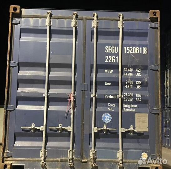 Контейнер металлический для хранения 3,6,12 метров