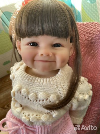 Кукла реборн 56-57 см, Можно купать