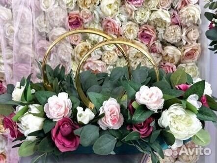 Кольца на машину свадебные